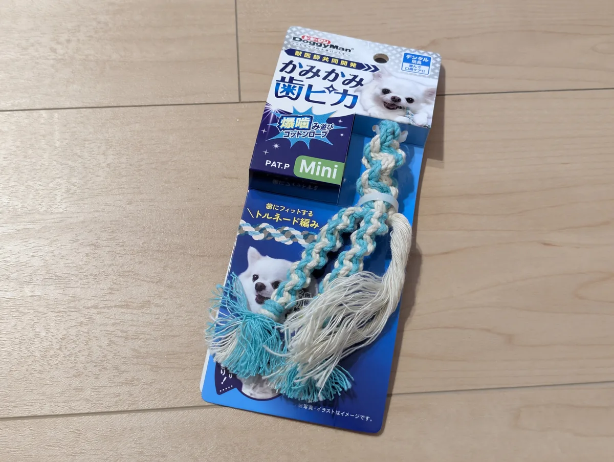 ドギーマン かみかみ歯ピカ 爆噛み遊び コットンロープ Mini